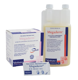 Megaderm Omega 3 Omega 6 Supplements For Dogs